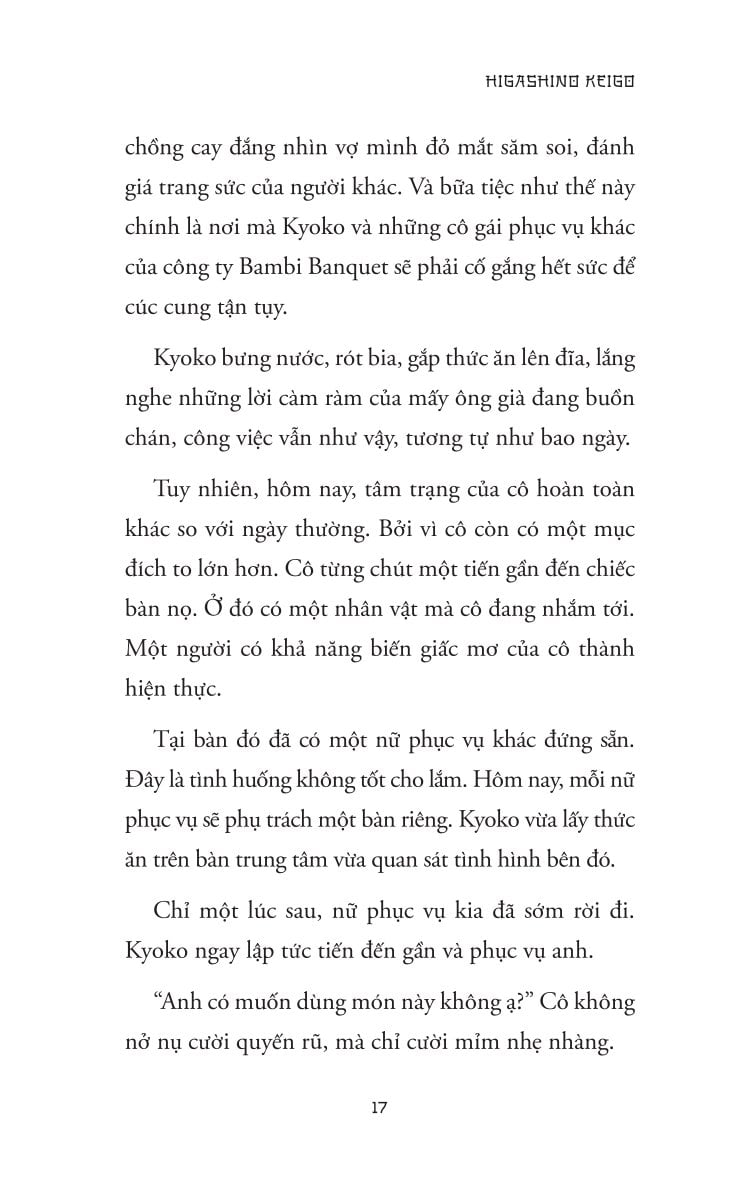 Rượu Độc - Higashino Keigo