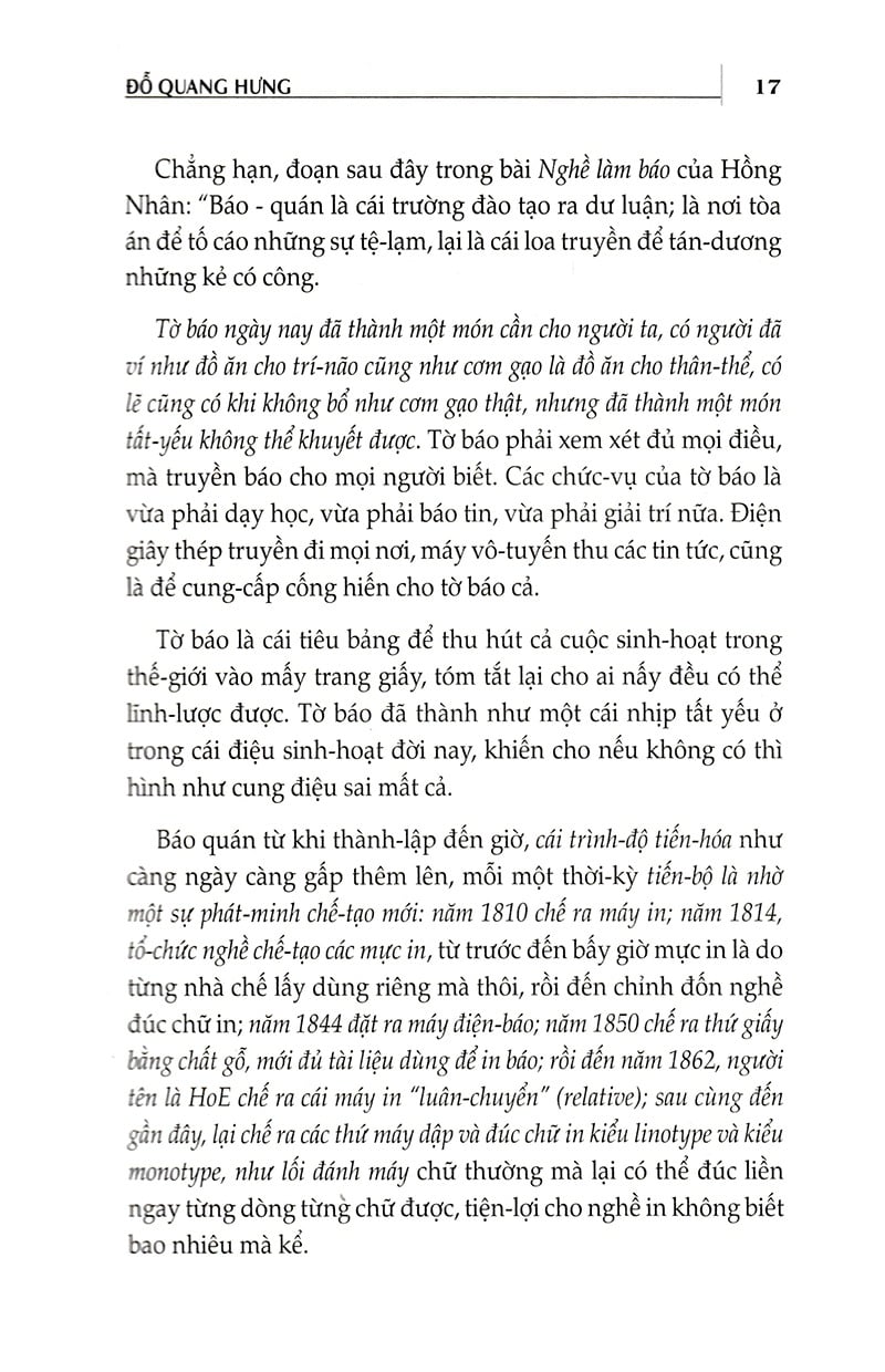 Lịch Sử Báo Chí Việt Nam (1865-1945) - Đỗ Quang Hưng