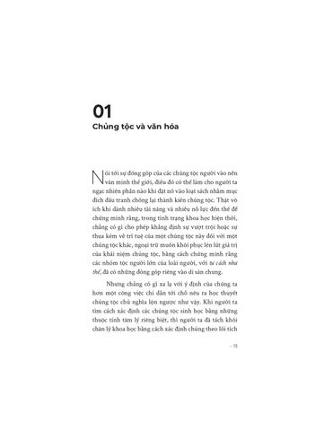  Chủng Tộc Và Lịch Sử - Claude Lévi-Strauss 