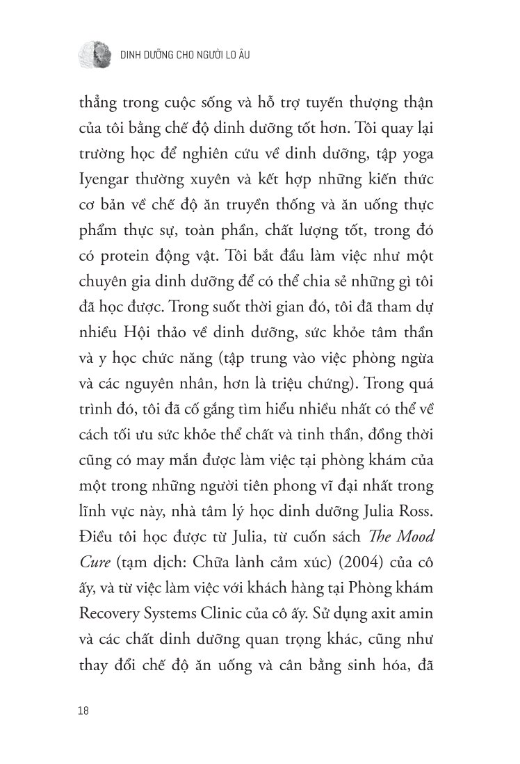 Dinh Dưỡng Cho Người Lo Âu - Trudy Scott