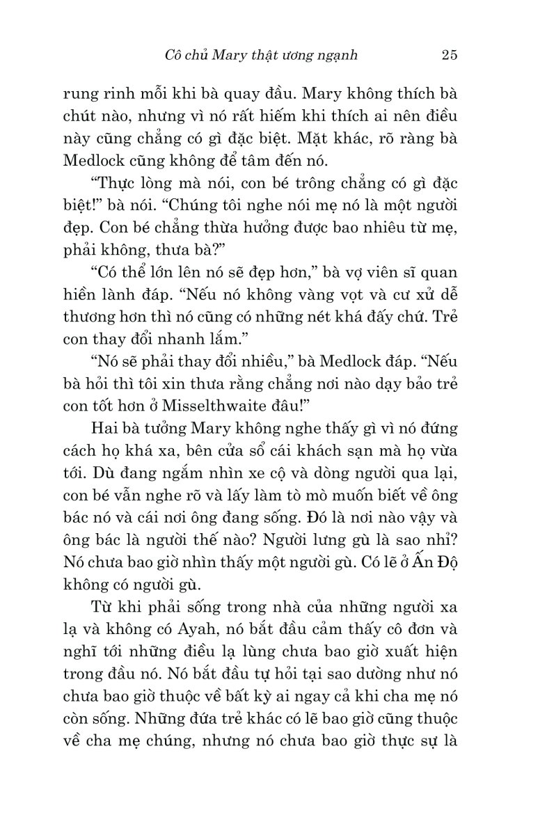 Văn Học Cổ Điển - Khu Vườn Bí Mật - Frances Hodgson Burnett