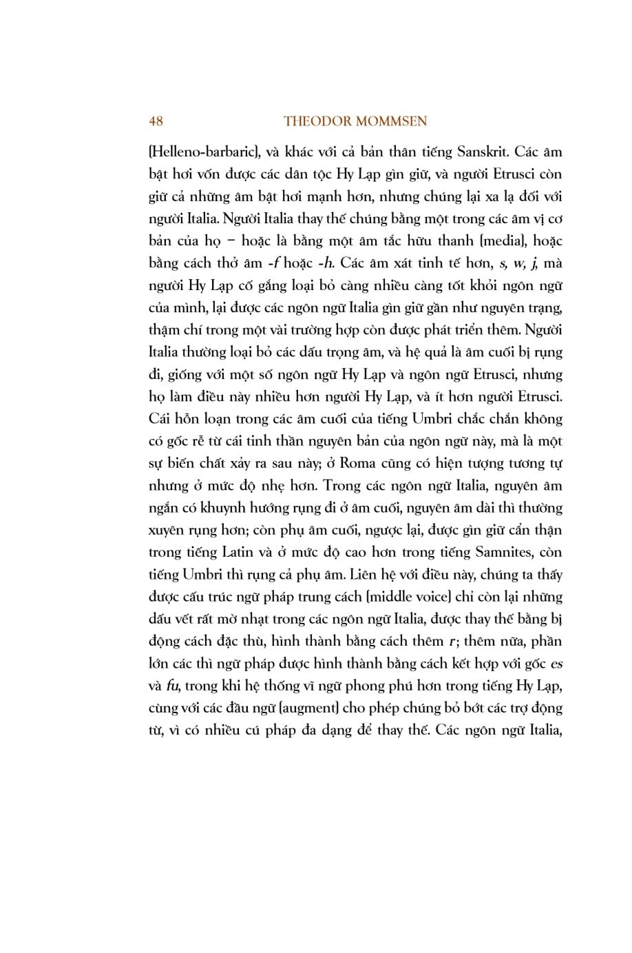 Trăm Năm Nobel - Lịch Sử La Mã - Tập I - Ấn Bản Giới Hạn - Theodor Mommsen