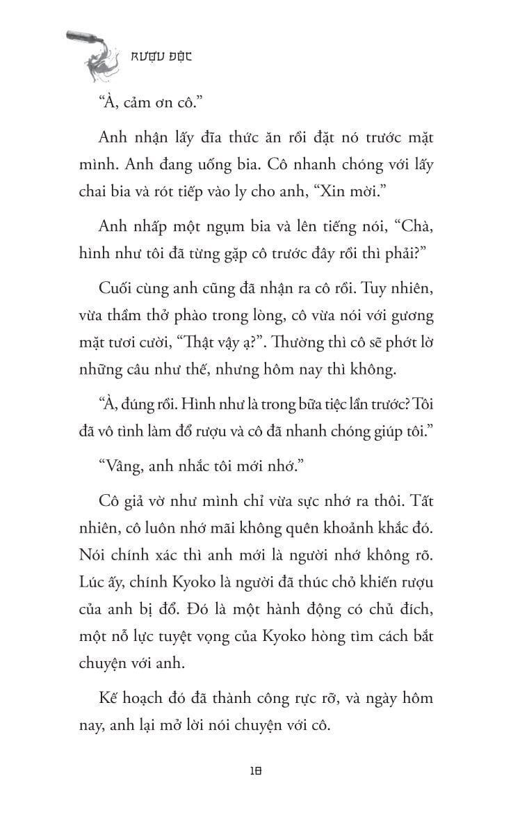Rượu Độc - Higashino Keigo