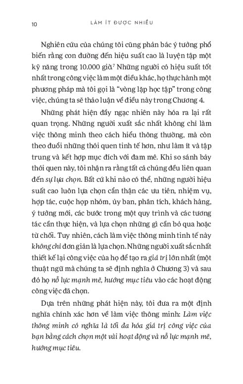 Làm Ít Được Nhiều - Bài Học Từ Những Người Làm Việc Hiệu Quả Nhất - Morten T. Hansen