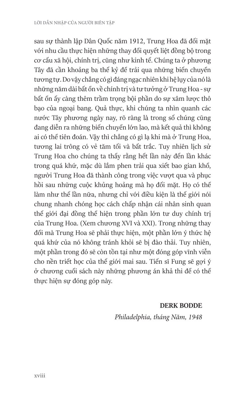 Lược Sử Triết Học Trung Hoa - A Short History Of Chinese Philosophy - Fung Yu-lan ( Phùng Hữu Lan )