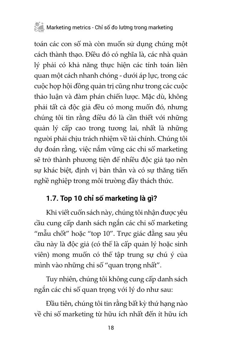 Marketing Metrics – Chỉ Số Đo Lường Trong Marketing - Paul W. Farris, Neil