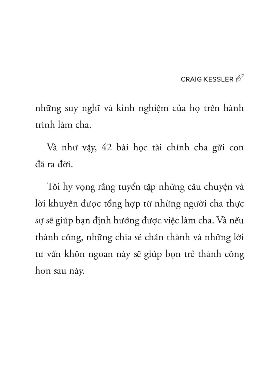 Những Lá Thư Cha Gửi Con - Craig Kessler