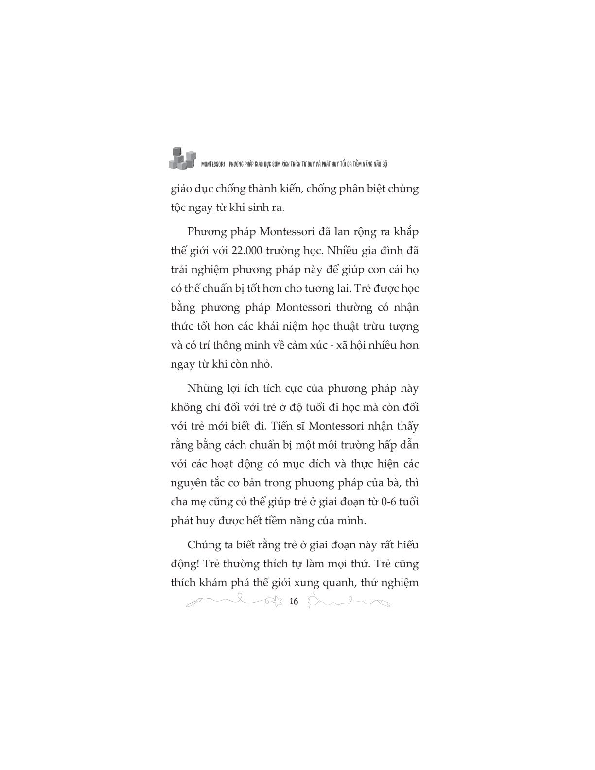 Montessori - Phương Pháp Giáo Dục Sớm Tôn Trọng Tiềm Năng Trẻ - Beth Wood