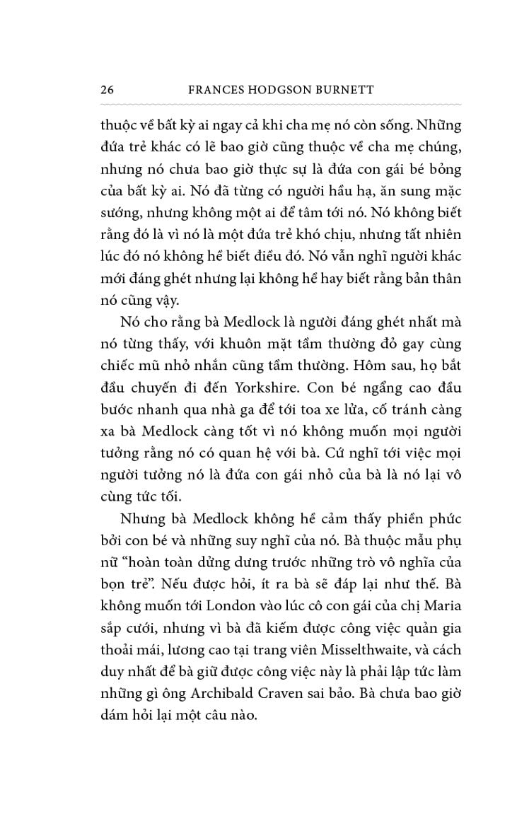 Khu Vườn Bí Mật (Bìa Vải) - Frances Hodgson Burnett