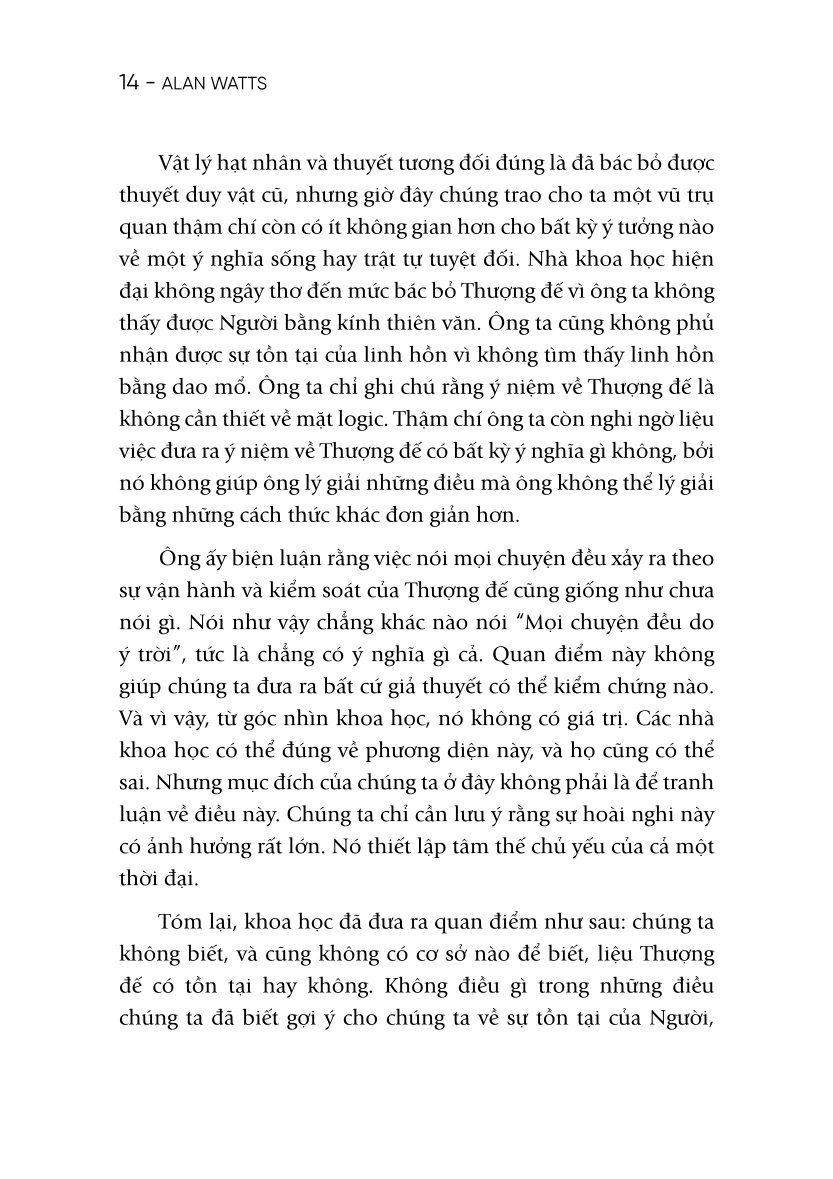 Minh Triết Từ Nỗi Bất An - 
Alan Watts