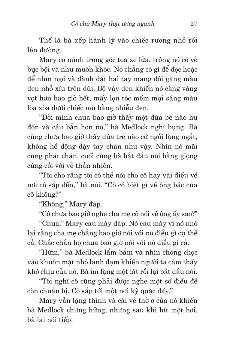 Văn Học Cổ Điển - Khu Vườn Bí Mật - Frances Hodgson Burnett