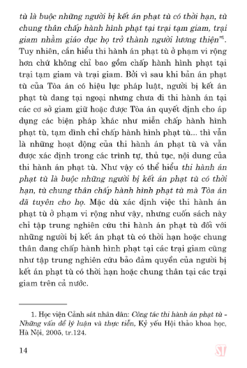 Bảo Đảm Quyền Con Người Trong Thi Hành Án Phạt Tù Tại Việt Nam (Sách Chuyên Khảo) - PGS.TS. Đỗ Thị Phượng - (NXB CTQG)