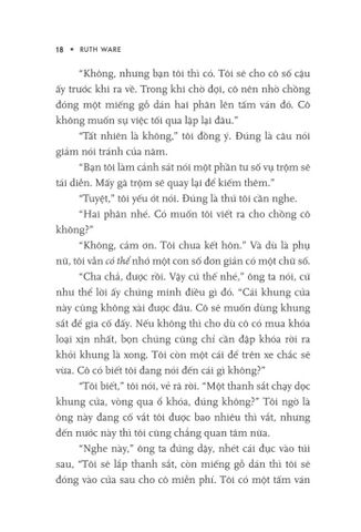  Cô Gái Trong Cabin Số 10 - Ruth Ware 