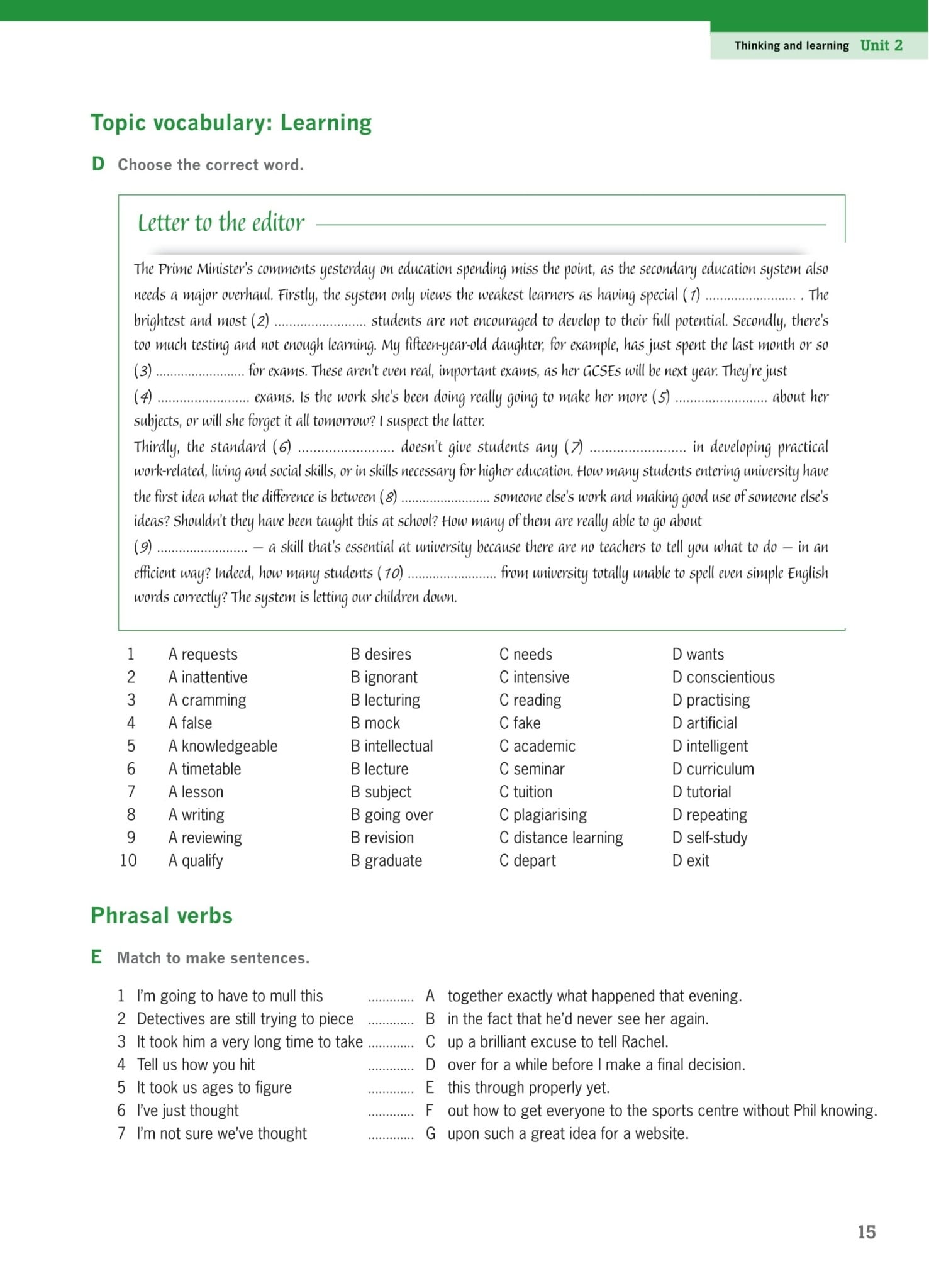 Destination C1&C2 – Grammar & Vocabulary With Answer Key On Mcbooks App (Không Đáp Án - Tái Bản 2025) - Malcom Mann, Steve Taylore-K