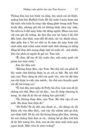  Văn Học Cổ Điển - Những Cuộc Phiêu Lưu Của Tom Sawyer - Mark Twain 