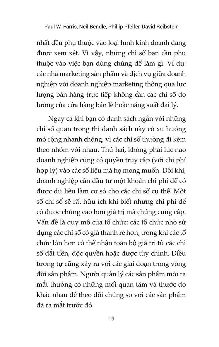 Marketing Metrics – Chỉ Số Đo Lường Trong Marketing - Paul W. Farris, Neil