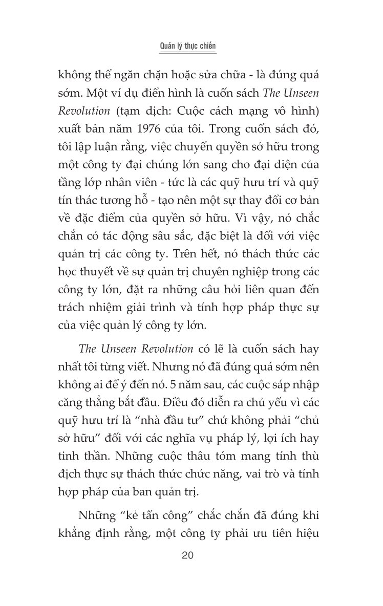 Quản Lý Thực Chiến - Peter F. Drucker