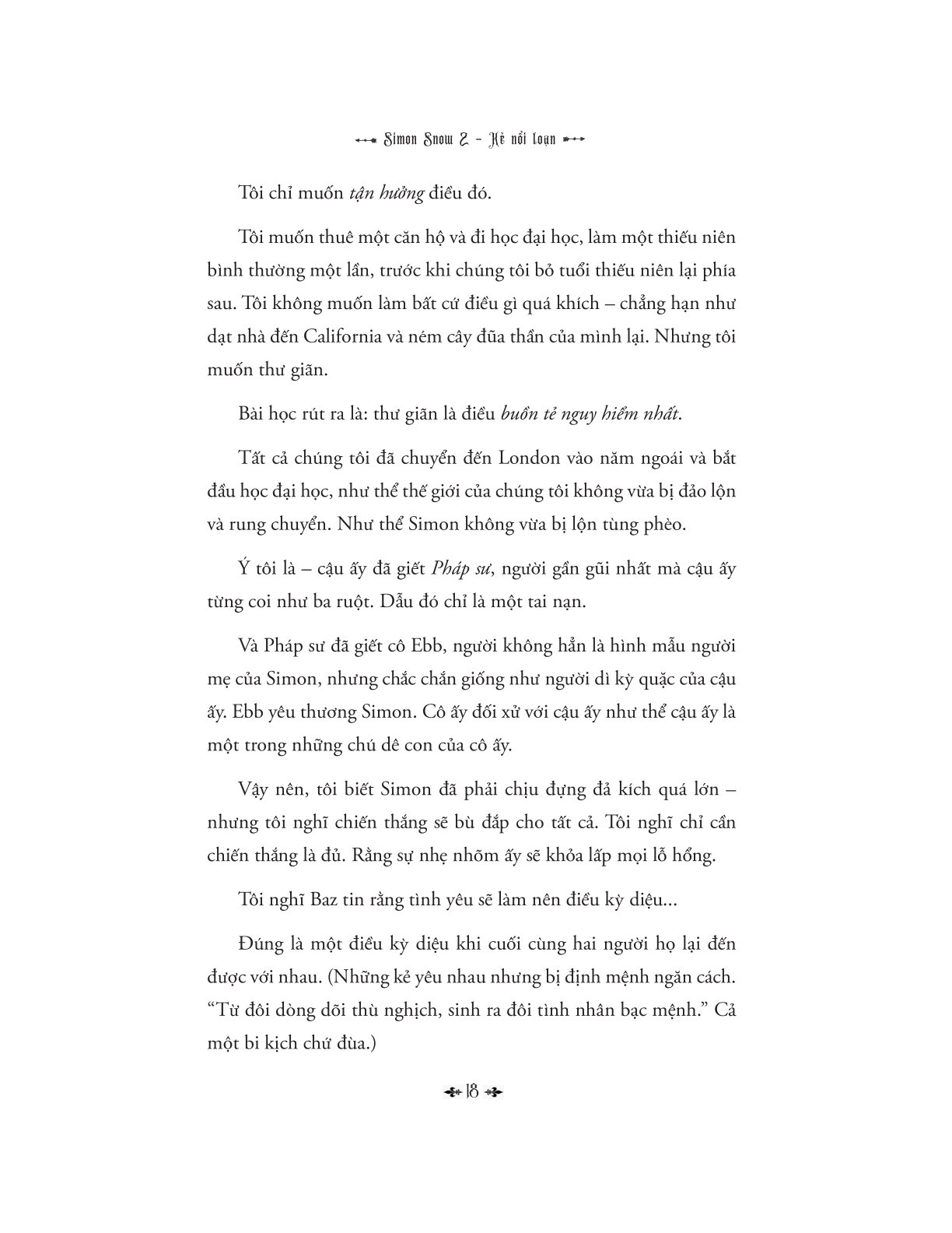 Simon Snow - Tập 2 - Kẻ Nổi Loạn - Rainbow Rowell