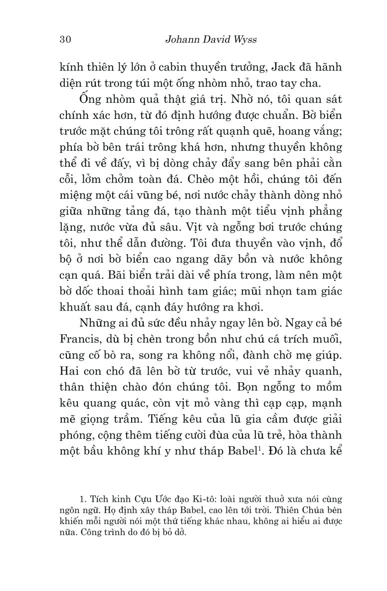 Văn Học Cổ Điển - Gia Đình Robinson Thụy Sỹ - Johann David Wyss