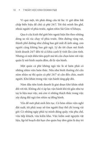  7 Ngày Học Kinh Doanh F&B - Để Bạn Làm Đúng Mọi Thứ Ngay Từ Đầu - Thuận Nguyễn 