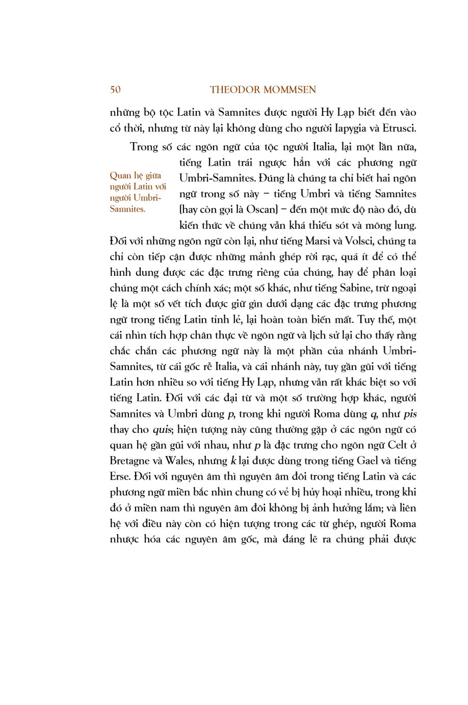Trăm Năm Nobel - Lịch Sử La Mã - Tập I - Ấn Bản Giới Hạn - Theodor Mommsen
