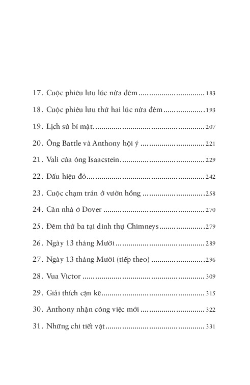 Bí Mật Dinh Thự Chimneys - Agatha Christie