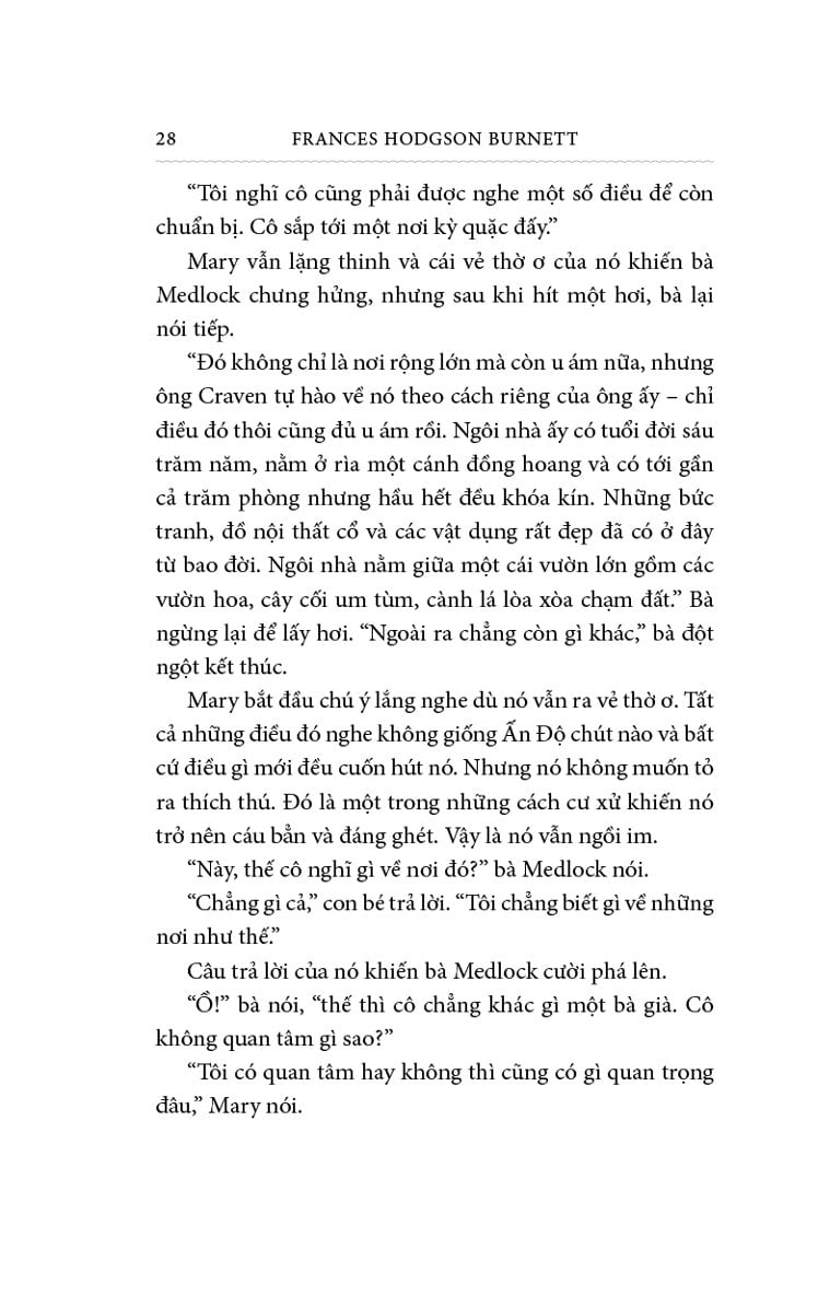 Khu Vườn Bí Mật (Bìa Vải) - Frances Hodgson Burnett
