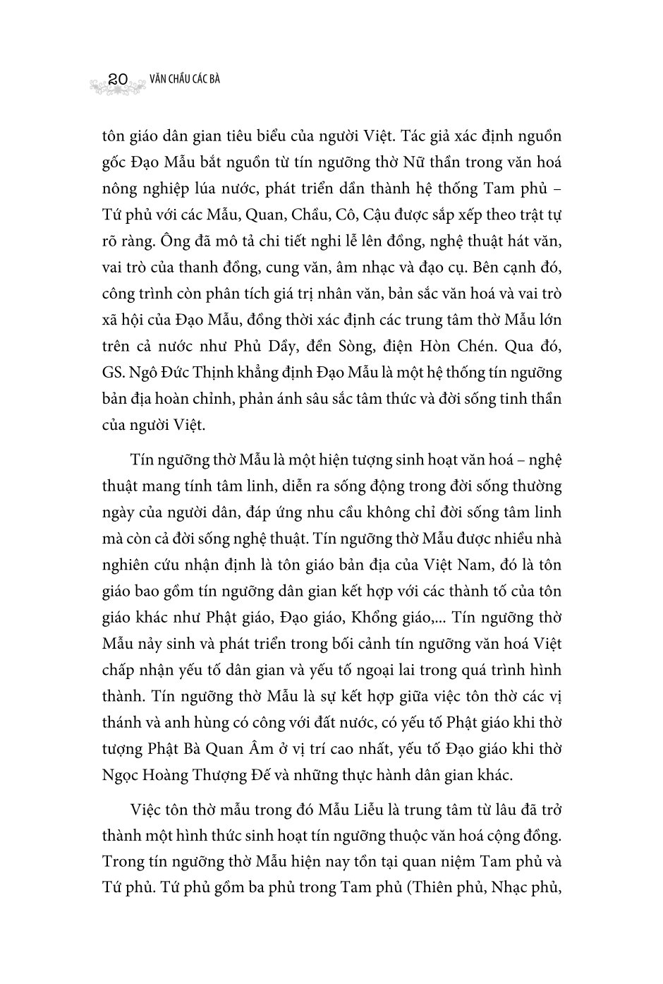 Văn Chầu Các Bà (Bìa Mềm) -  Phạm Bảo Nhung