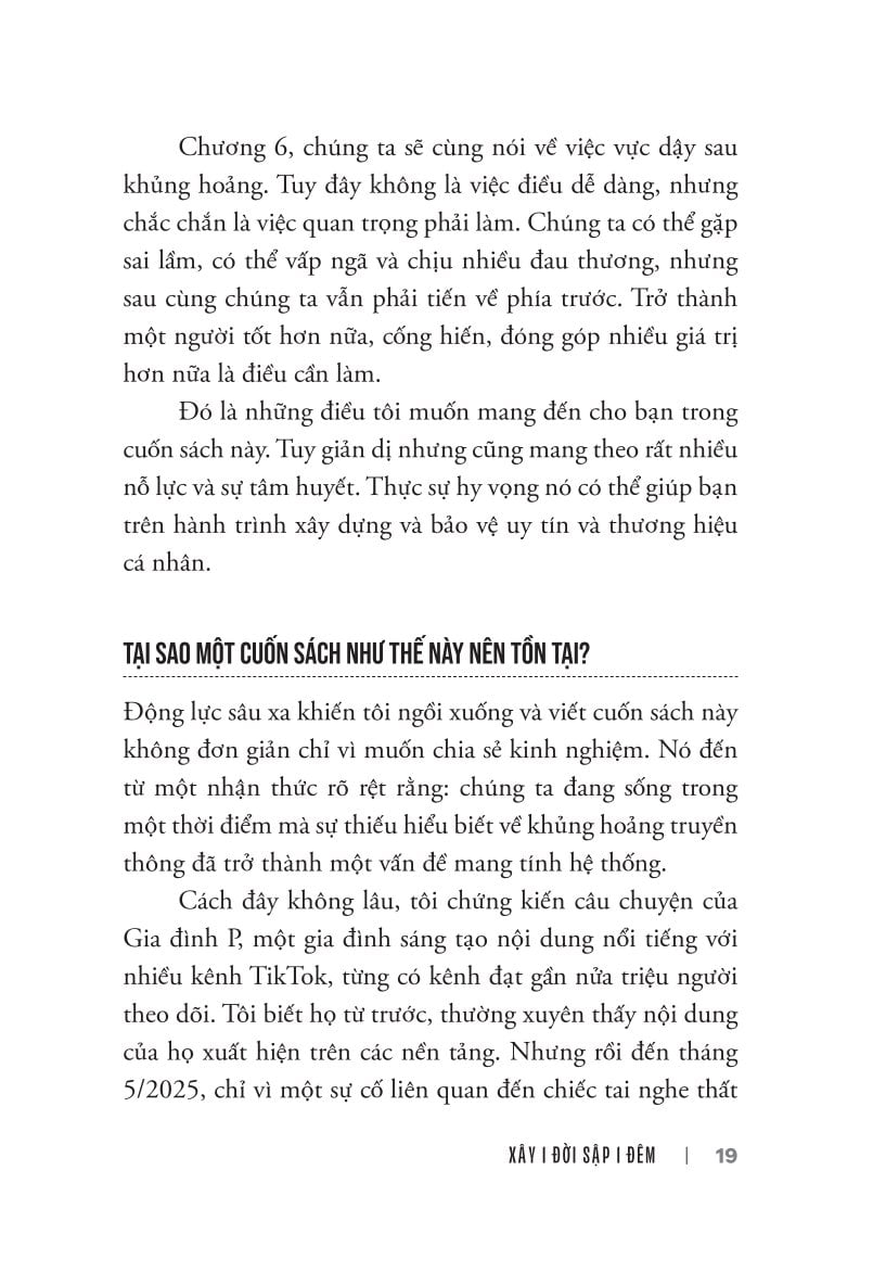 Xây 1 Đời Sập 1 Đêm - Dự Phòng Và Ứng Phó Khủng Hoảng Truyền Thông Khi Xây Thương Hiệu Cá Nhân - Hạ Hồng Việt