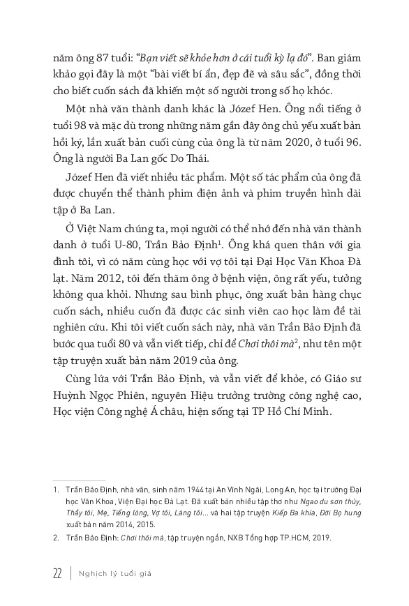Nghịch Lý Tuổi Già - Trần Ngọc Châu