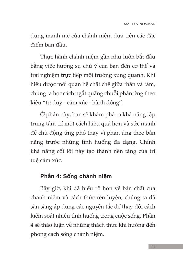 Chánh Niệm Trong Công Việc - Martyn Newman