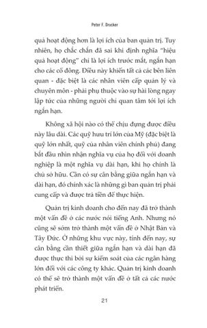  Quản Lý Thực Chiến - Peter F. Drucker 
