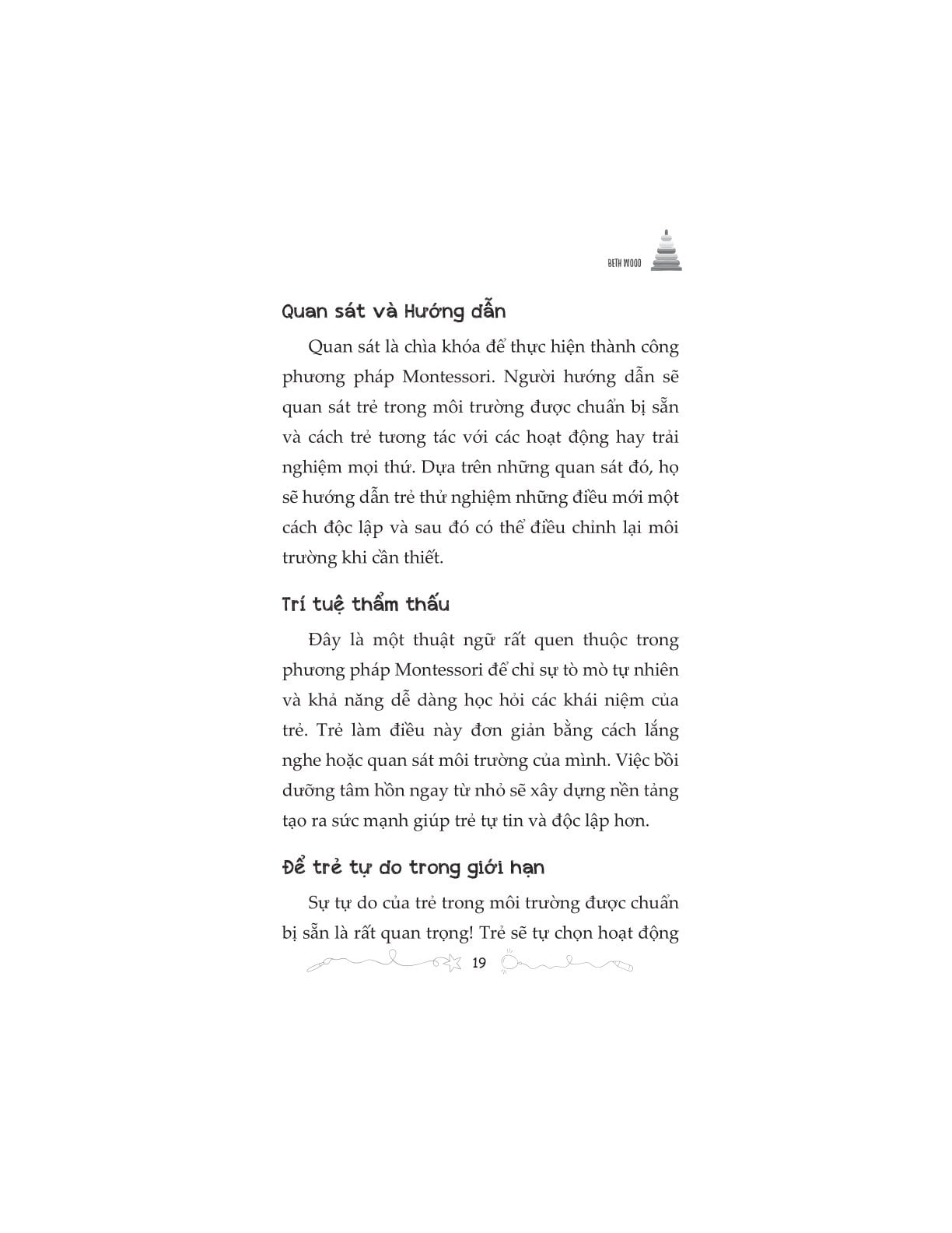 Montessori - Phương Pháp Giáo Dục Sớm Tôn Trọng Tiềm Năng Trẻ - Beth Wood