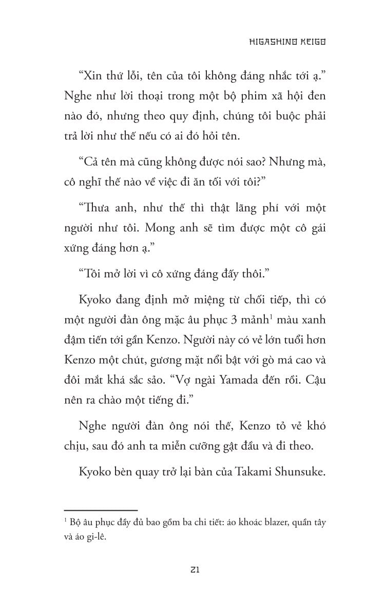 Rượu Độc - Higashino Keigo