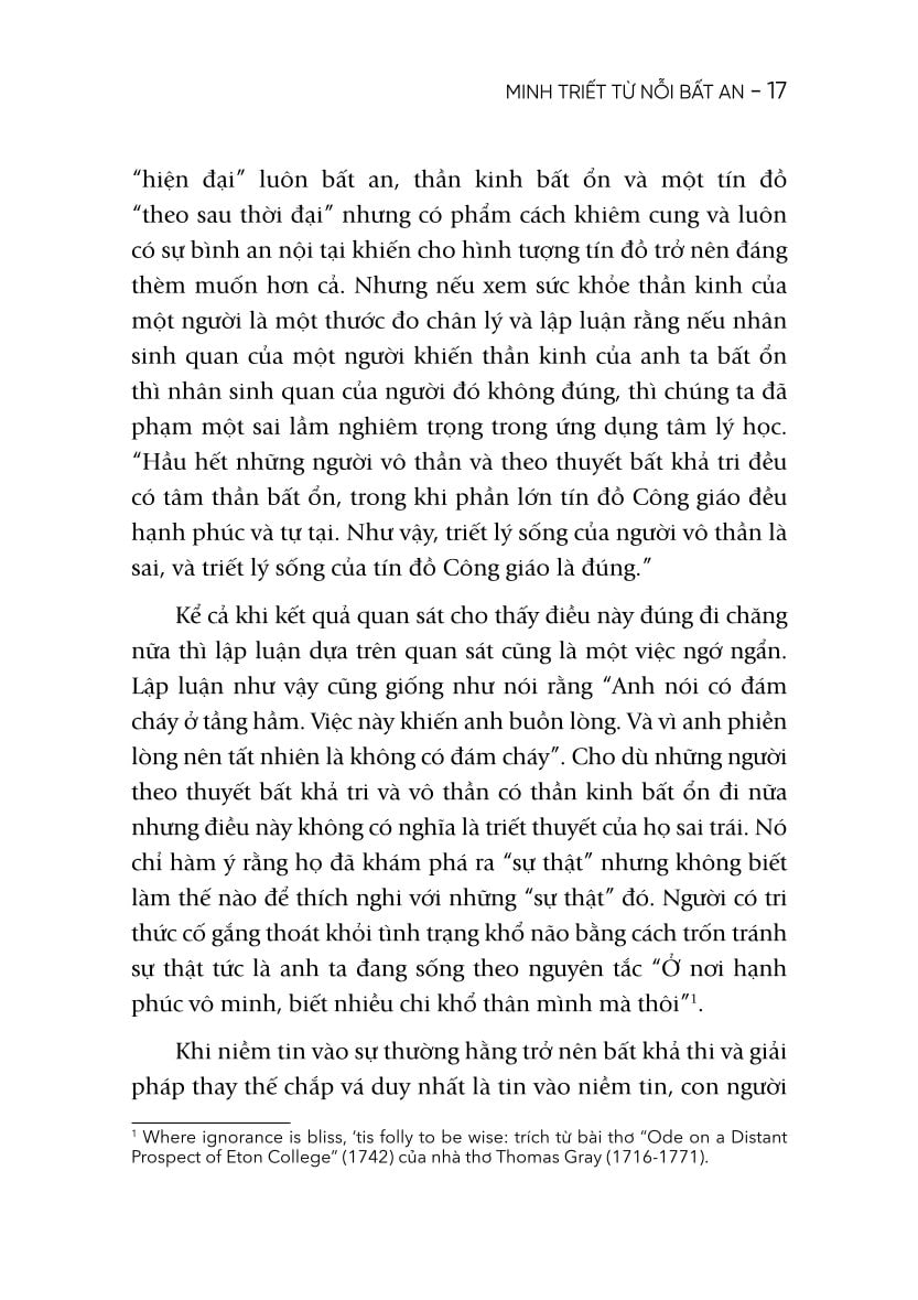 Minh Triết Từ Nỗi Bất An - 
Alan Watts