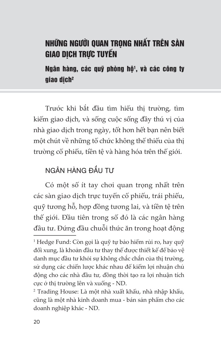 Nguyên Tắc Giao Dịch Trong Ngày - Day Trading 101 - David Borman