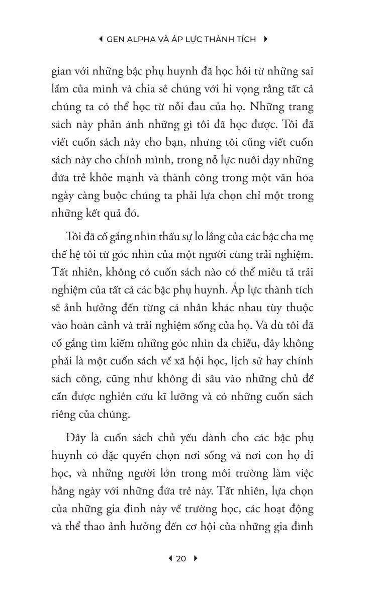 Gen Alpha Và Áp Lực Thành Tích - Jennifer Breheny Wallace