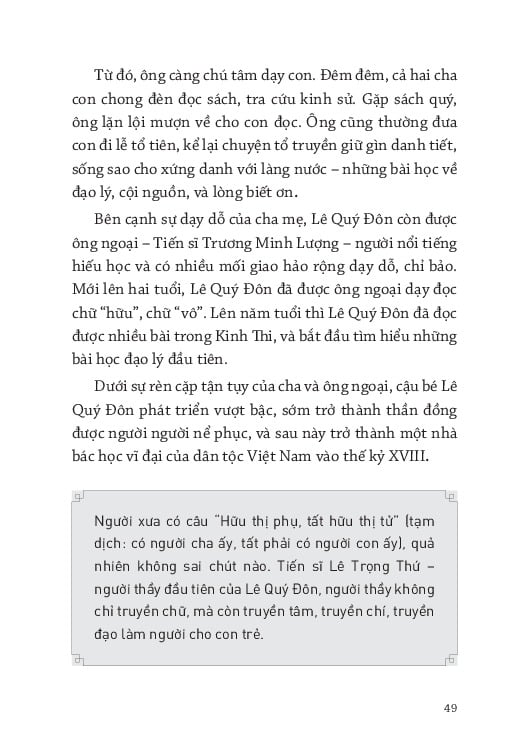 Thời Niên Thiếu Của Danh Nhân Nước Việt - Thời Niên Thiếu Của Lê Quý Đôn - Vũ Thị Thanh