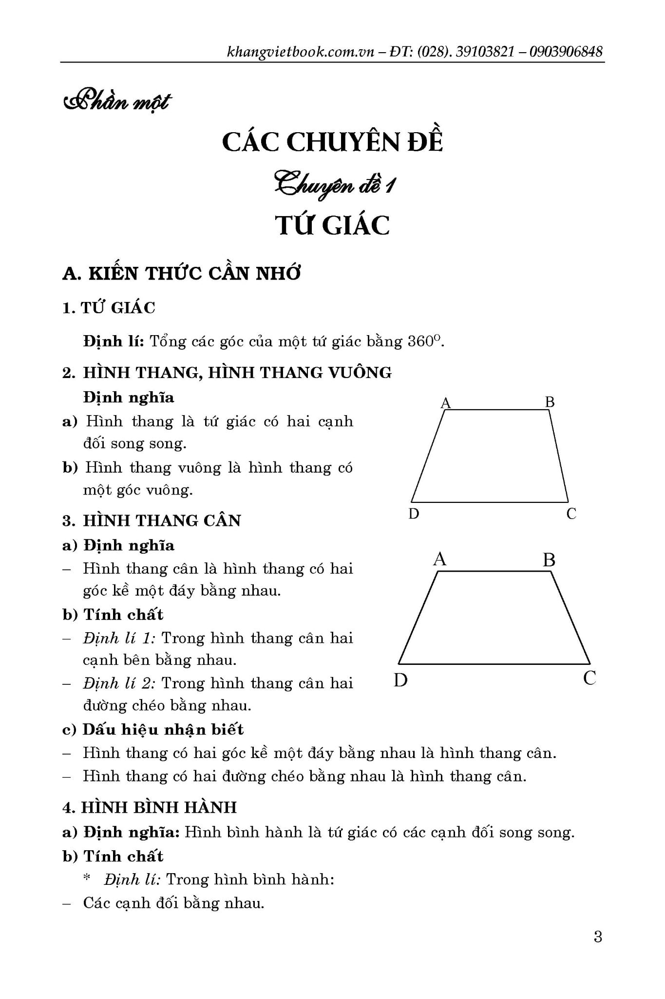 Chuyên Đề Bồi Dưỡng Học Sinh Khá, Giỏi Toán Thcs Phần Hình Học - Nguyễn Đức Tấn