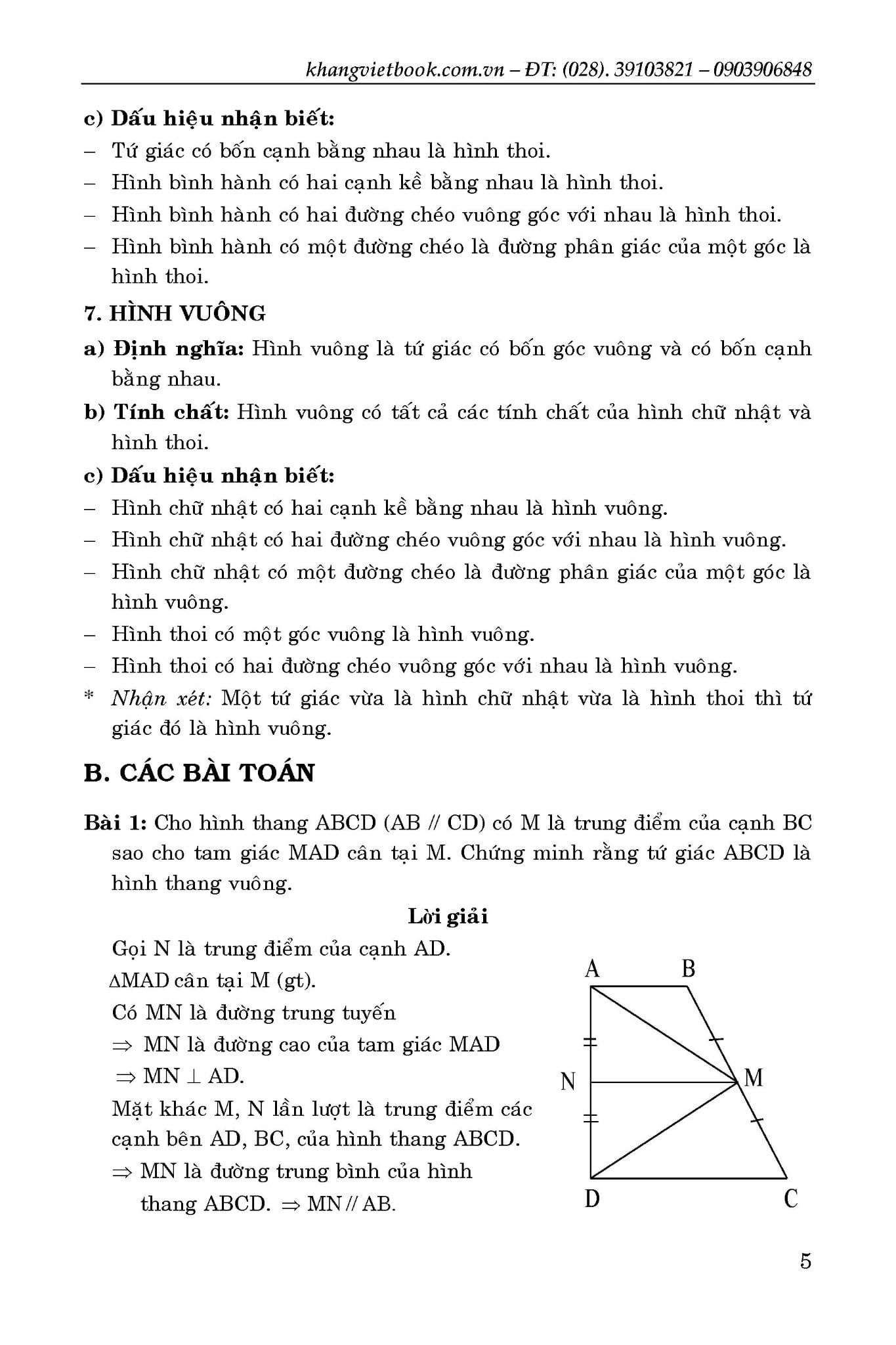Chuyên Đề Bồi Dưỡng Học Sinh Khá, Giỏi Toán Thcs Phần Hình Học - Nguyễn Đức Tấn