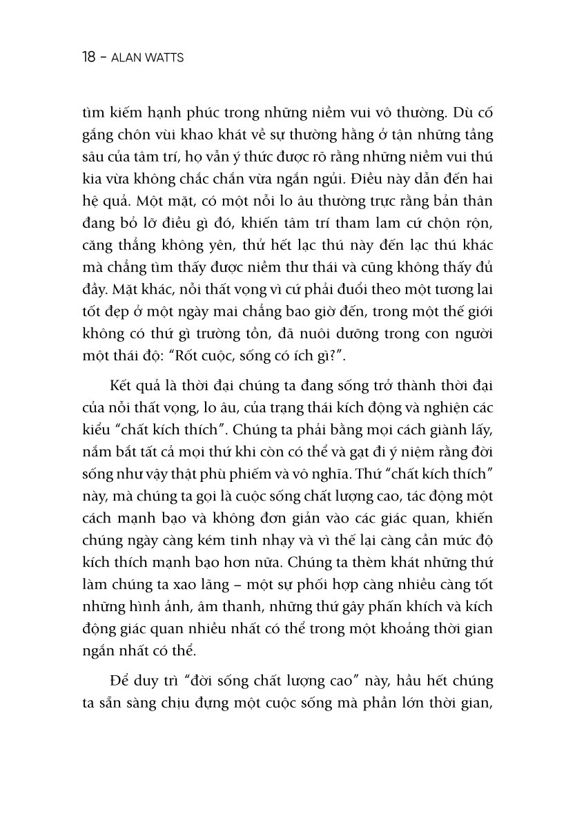 Minh Triết Từ Nỗi Bất An - 
Alan Watts