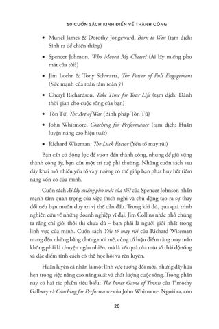  50 Cuốn Sách Kinh Điển Về Thành Công - Tom Butler-Bowdon 