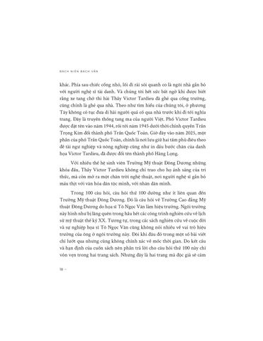  Bách Niên Bách Vấn - 100 Câu Hỏi Về Lịch Sử Trường Mỹ Thuật Đông Dương - Phạm Long, Trần Hậu Yên Thế 