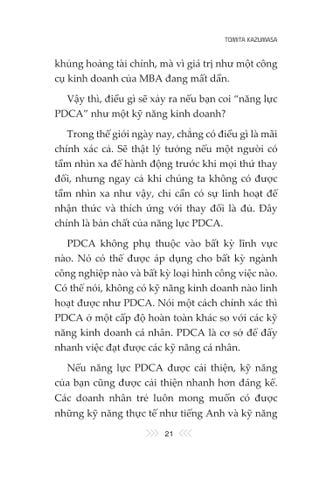  PDCA – Lập Kế Hoạch Thực Chiến, Quản Lý Rủi Ro Và Tối Ưu Hiệu Suất - Tomita Kazumasa 