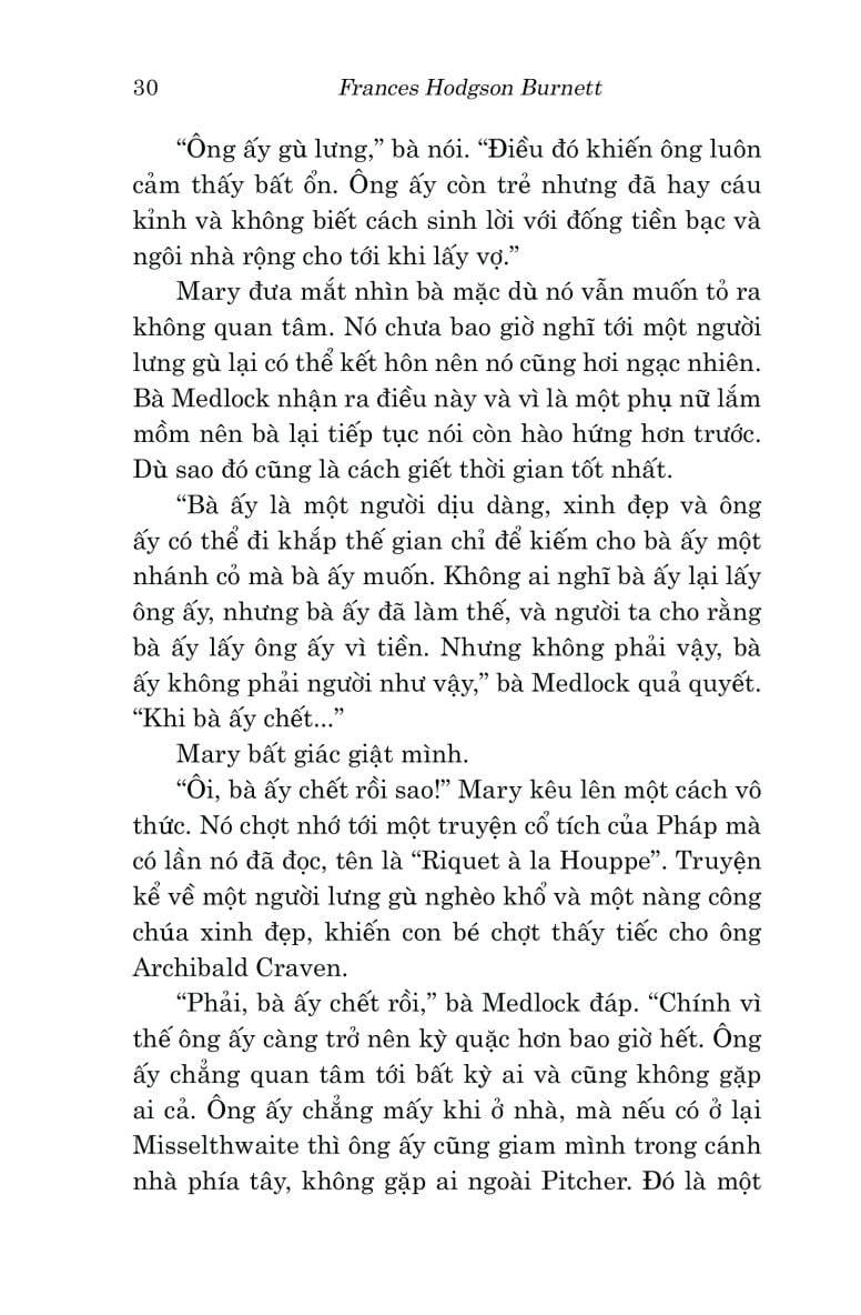 Văn Học Cổ Điển - Khu Vườn Bí Mật - Frances Hodgson Burnett