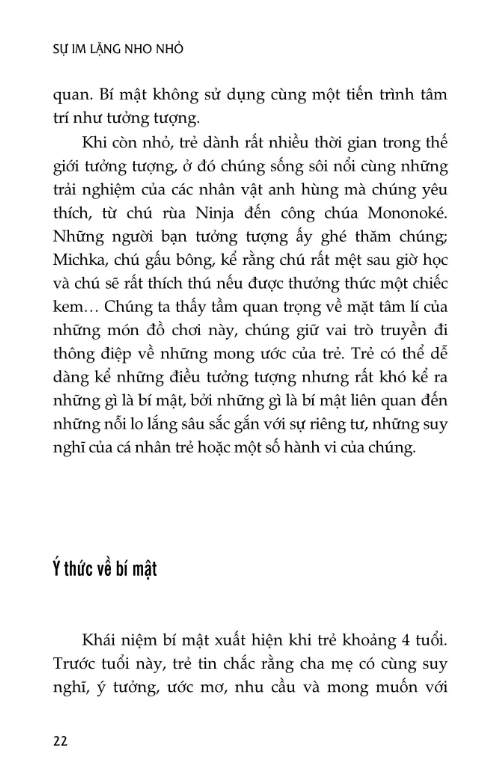 Sự Im Lặng Nho Nhỏ - Những Lời Nói Dối Nho Nhỏ - Khu Vườn Bí Mật Của Trẻ Em - Dana Castro