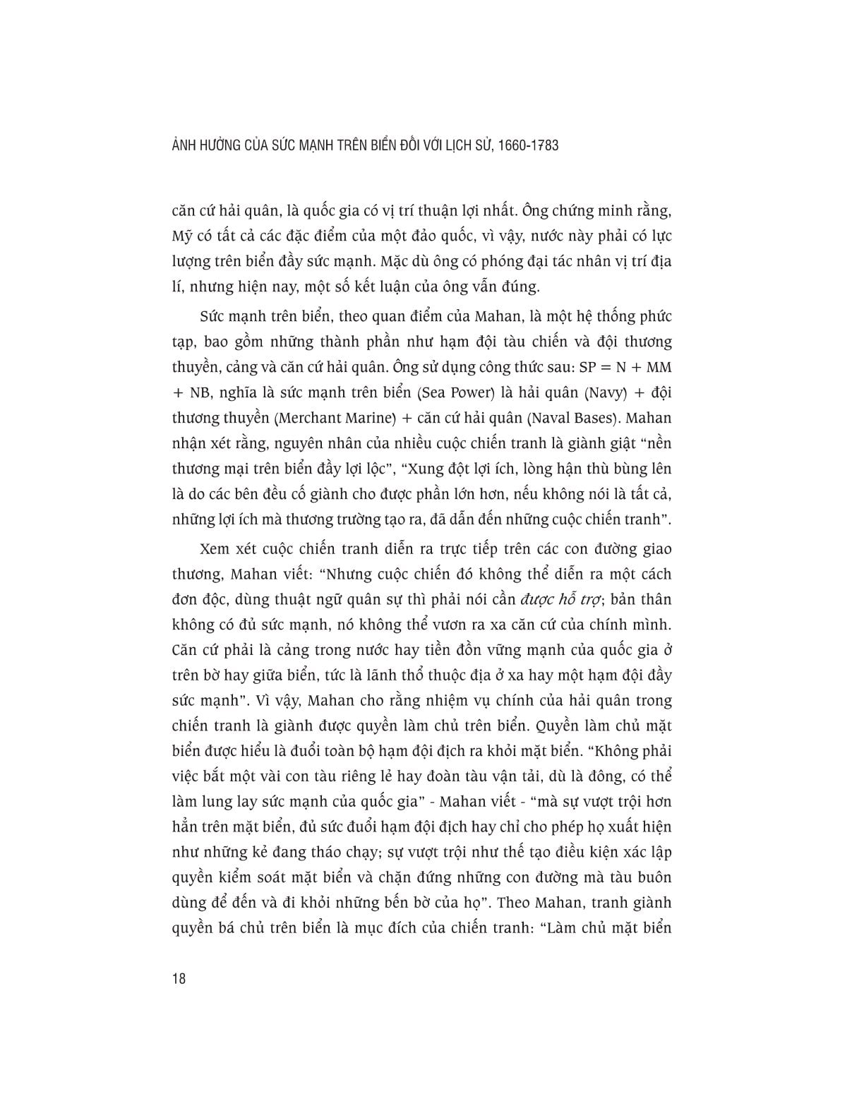 Ảnh Hưởng Của Sức Mạnh Trên Biển Đối Với Lịch Sử 1660-1783 - Alfred Thayer Mahan
