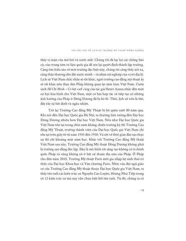  Bách Niên Bách Vấn - 100 Câu Hỏi Về Lịch Sử Trường Mỹ Thuật Đông Dương - Phạm Long, Trần Hậu Yên Thế 