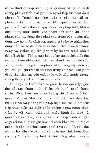 Bảo Đảm Quyền Con Người Trong Thi Hành Án Phạt Tù Tại Việt Nam (Sách Chuyên Khảo) - PGS.TS. Đỗ Thị Phượng - (NXB CTQG)