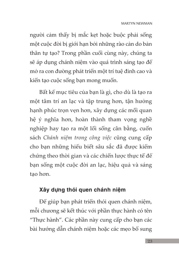 Chánh Niệm Trong Công Việc - Martyn Newman